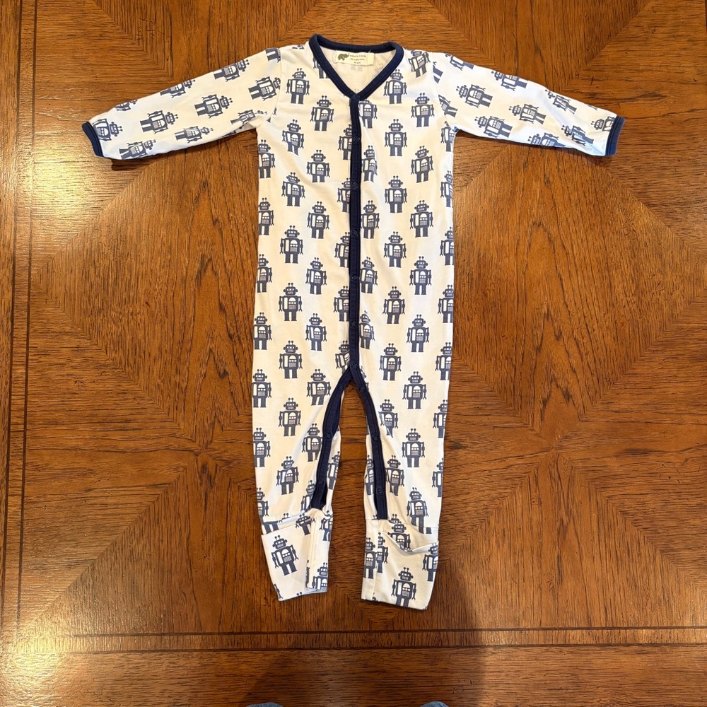 Monica + Andy Robot Print Pajamas